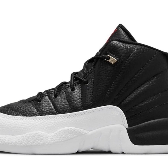 Jordan 12 Retro Playoffs Basketball/Streetwear Shoes Size 2 Youth - Picture 3 of 14